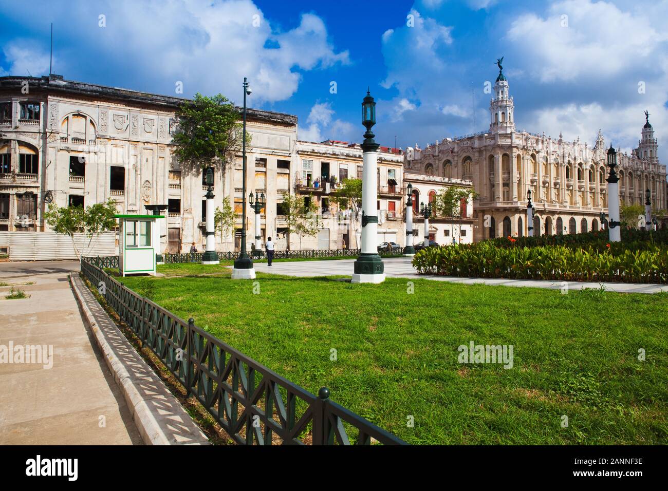 L'Avana, Cuba - gennaio 21,2017: il grande teatro di Havana, Havana, Cuba.Il teatro è stata la casa del cubano Balletto Nazionale Foto Stock