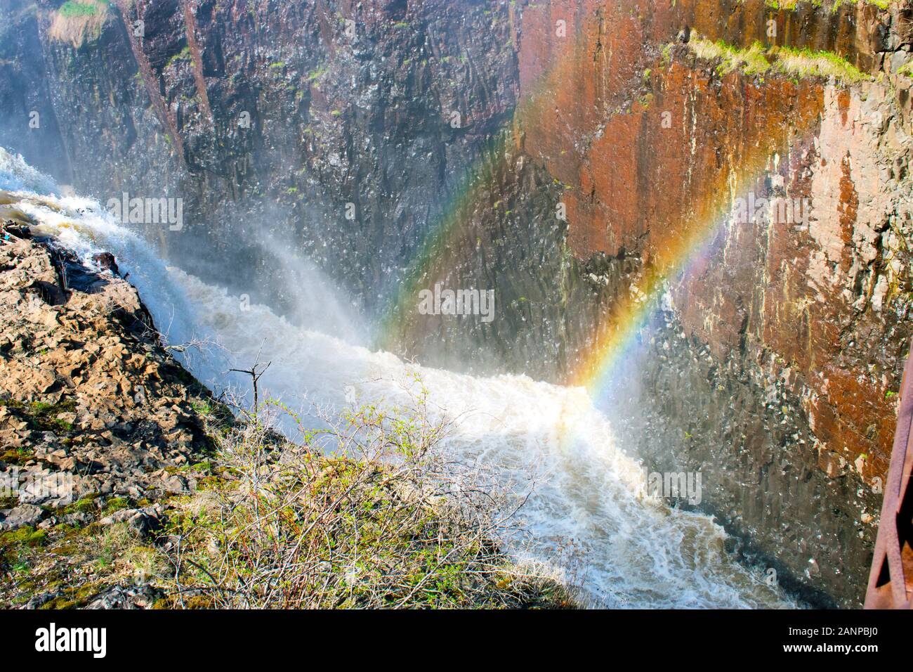 Paterson Great Falls, Passaic River -05 Foto Stock
