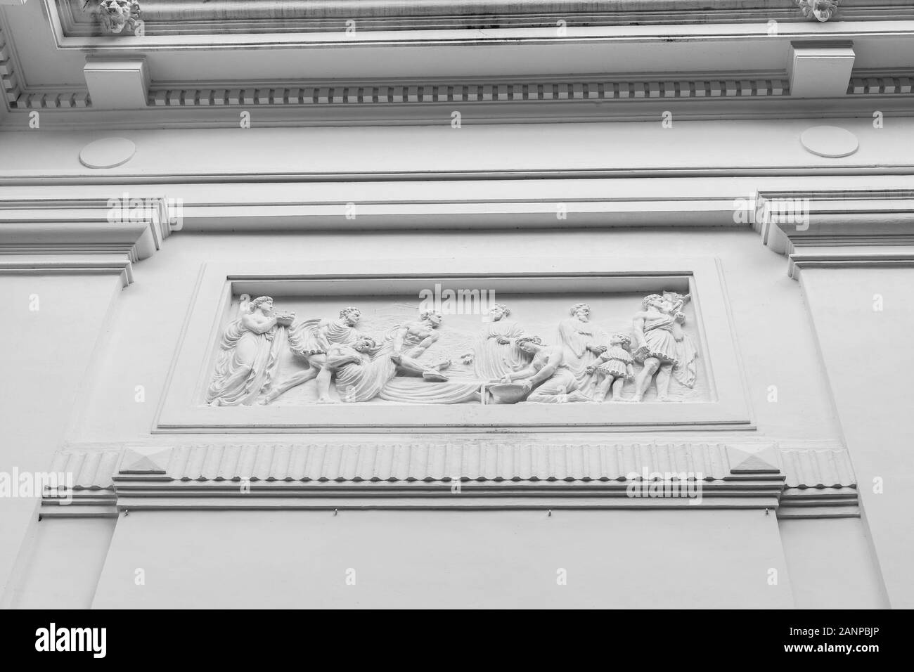 L'esterno e l'entrata all'edificio del College of Medicine a Singapore Foto Stock