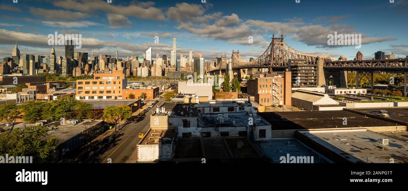 Vista Di Ed Hoch Queensboro Bridge Foto Stock