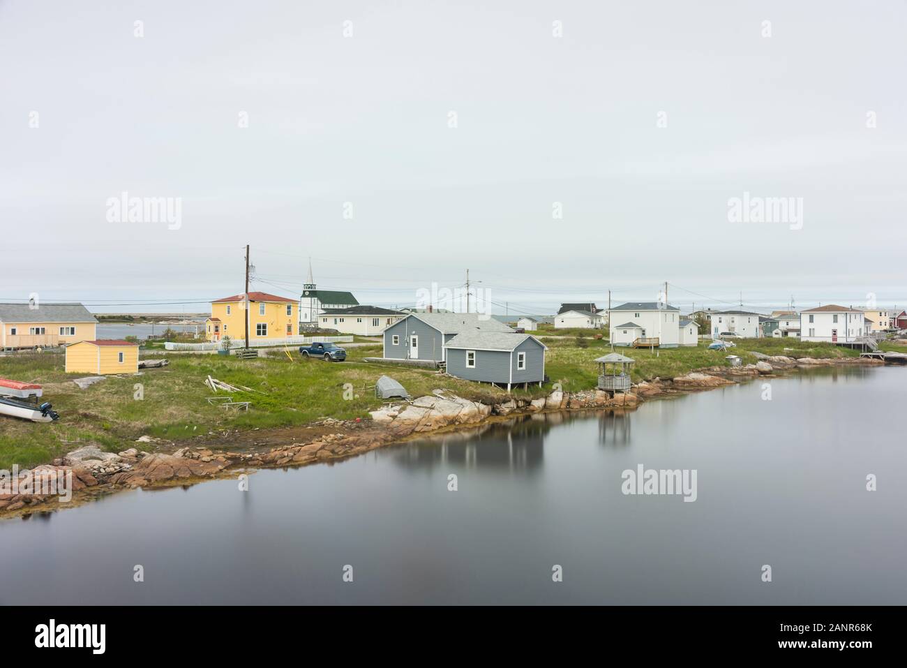 Barbour Eredità Vivente Villaggio "la Venezia di Terranova", Newtown, Bonavista Bay, Terranova Foto Stock