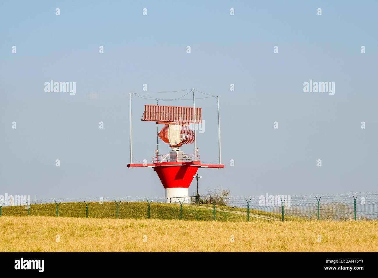 Si tratta di una stazione radar vicino all'Aeroporto Ferihegy Foto Stock