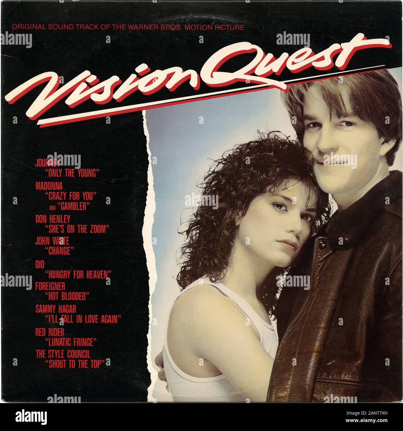 Vision Quest - Classic vintage album in vinile Foto Stock
