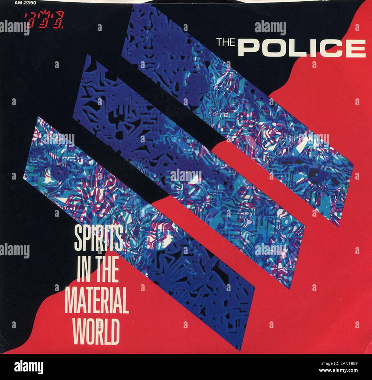 La polizia - distillati nel mondo materiale - Classic vintage album in vinile Foto Stock