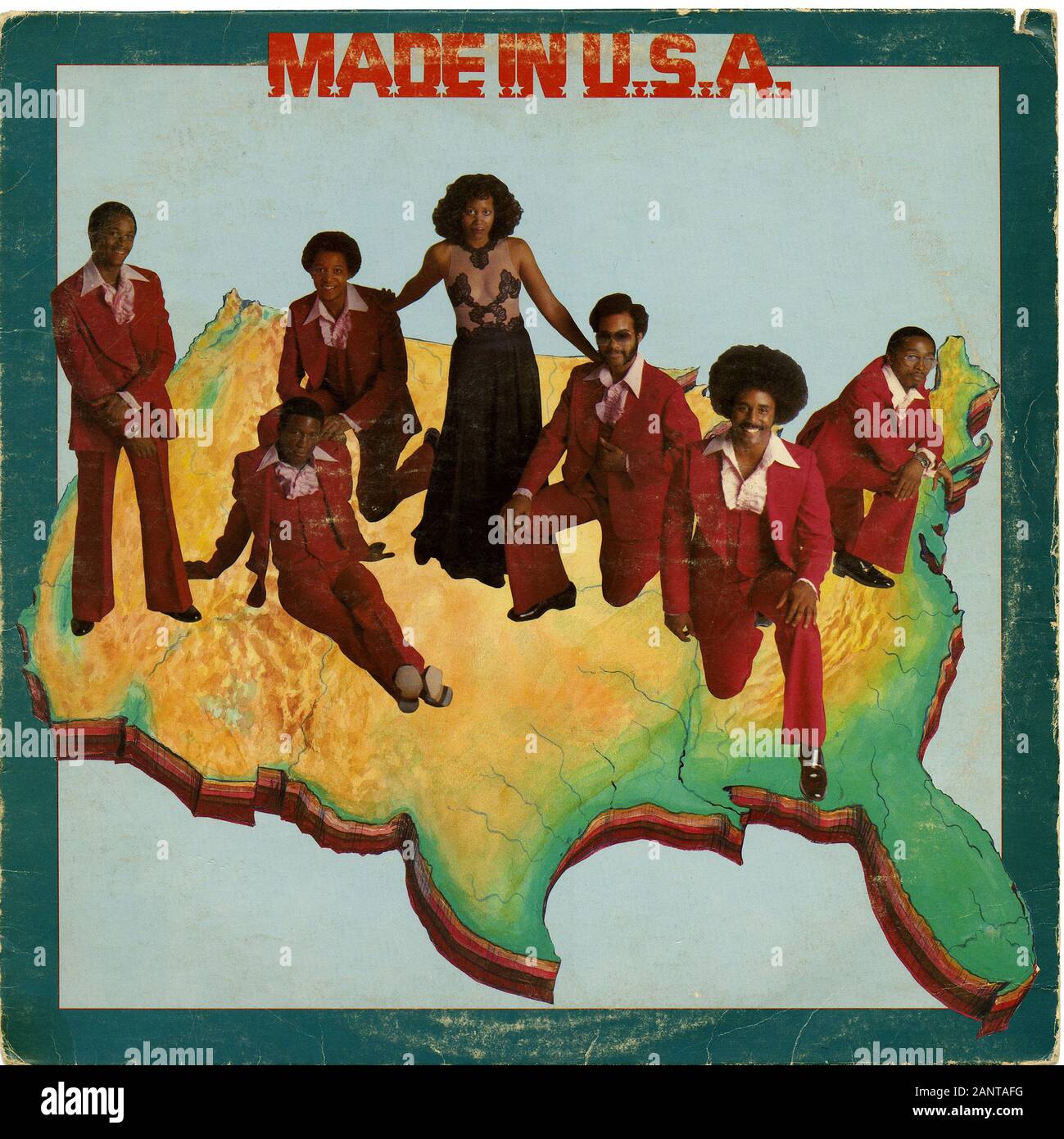 Made in U.S.A. - Classic vintage album in vinile Foto Stock