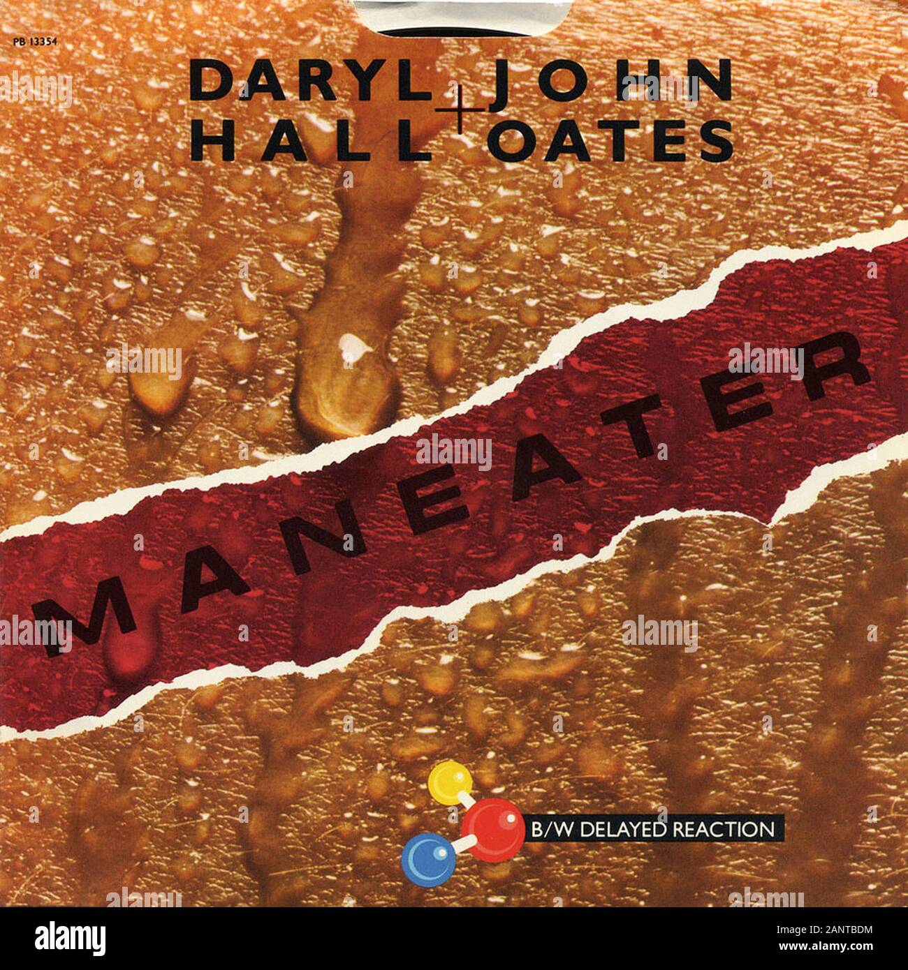 Daryl Hall & John Oates,Maneater - Classic vintage album in vinile Foto Stock