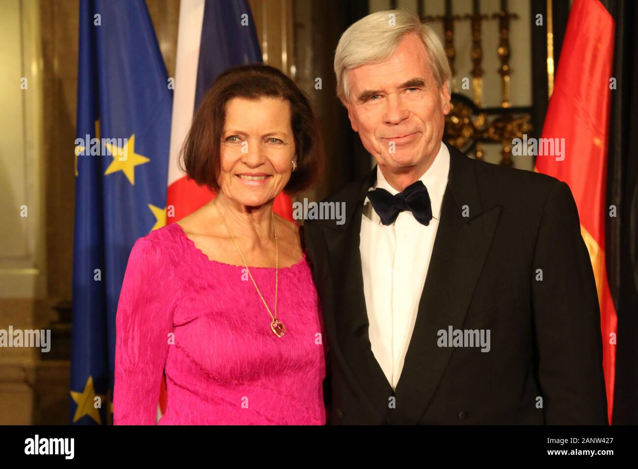 Michael Otto Und Ehefrau Christl Beim Matthiae-Mahl 2016 Foto Stock