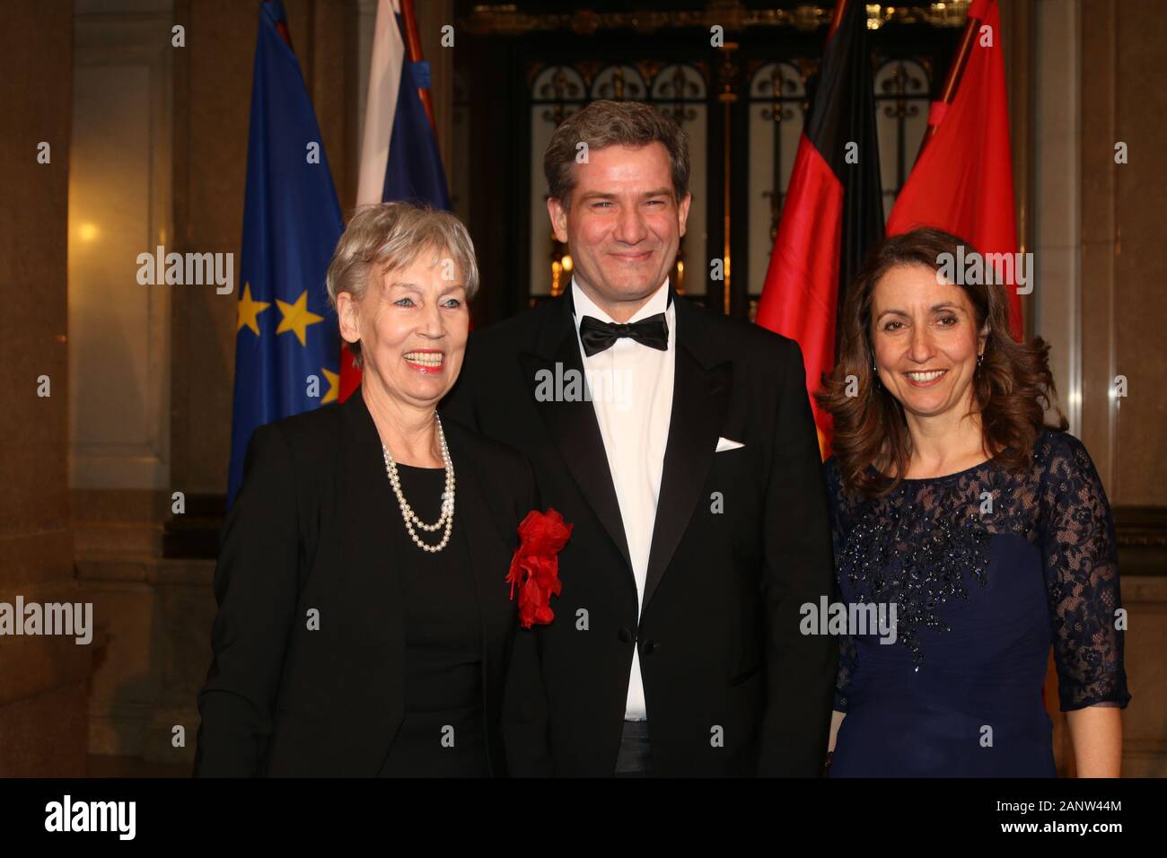 Barbara Kisseler, Metin Hakverdi, Aydan Özoguz Beim Matthiae-Mahl 2016 Foto Stock