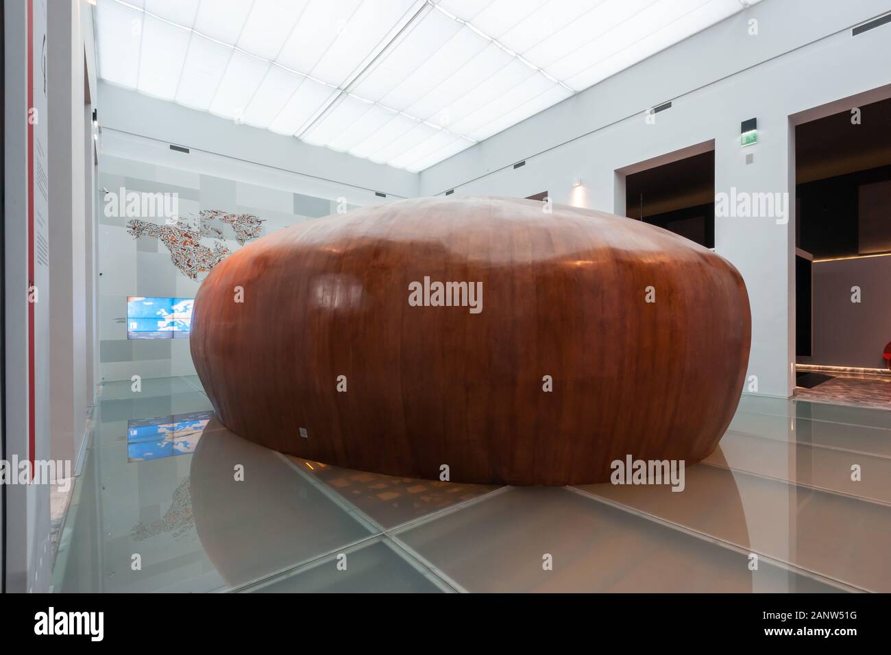 Museo del violino - Museo del violino a Cremona, Lombardia, Italia del Nord, interno delle gallerie permanenti Foto Stock