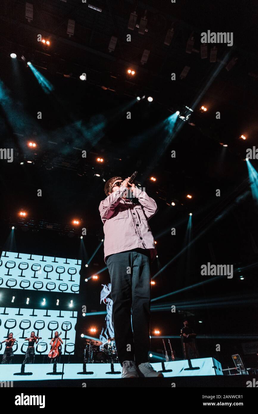 Milano Italia 18 gennaio 2020 Gazzelle live al Mediolanum Forum © Giulia Manfieri / Alamy Foto Stock