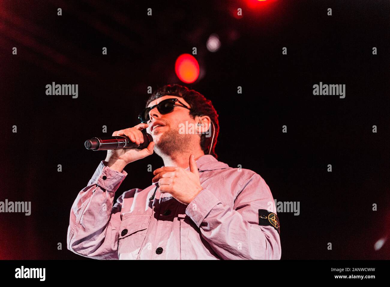 Milano Italia 18 gennaio 2020 Gazzelle live al Mediolanum Forum © Giulia Manfieri / Alamy Foto Stock