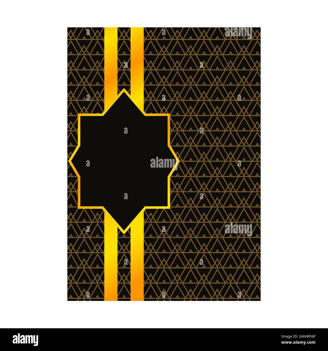 Modello di ornamento pagina Layout di copertura per matrimoni, menu prenota modello di progettazione Illustrazione Vettoriale