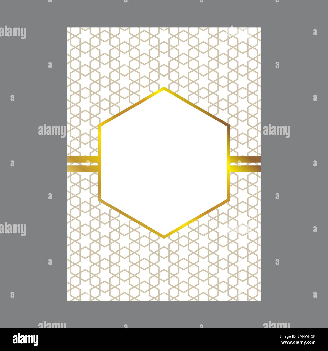 Modello di ornamento pagina Layout di copertura per matrimoni, menu prenota modello di progettazione Illustrazione Vettoriale