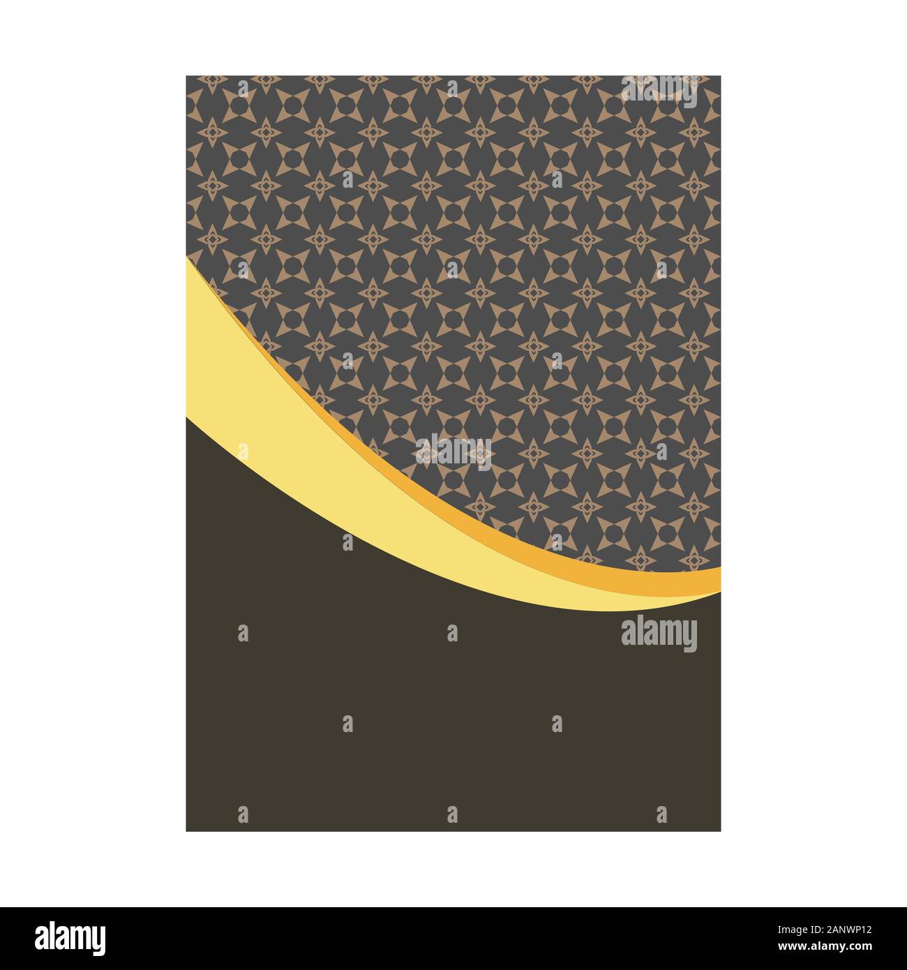 Elegante copertina con sfondo di pattern per Banner, coperchio, invito modello di progettazione Illustrazione Vettoriale