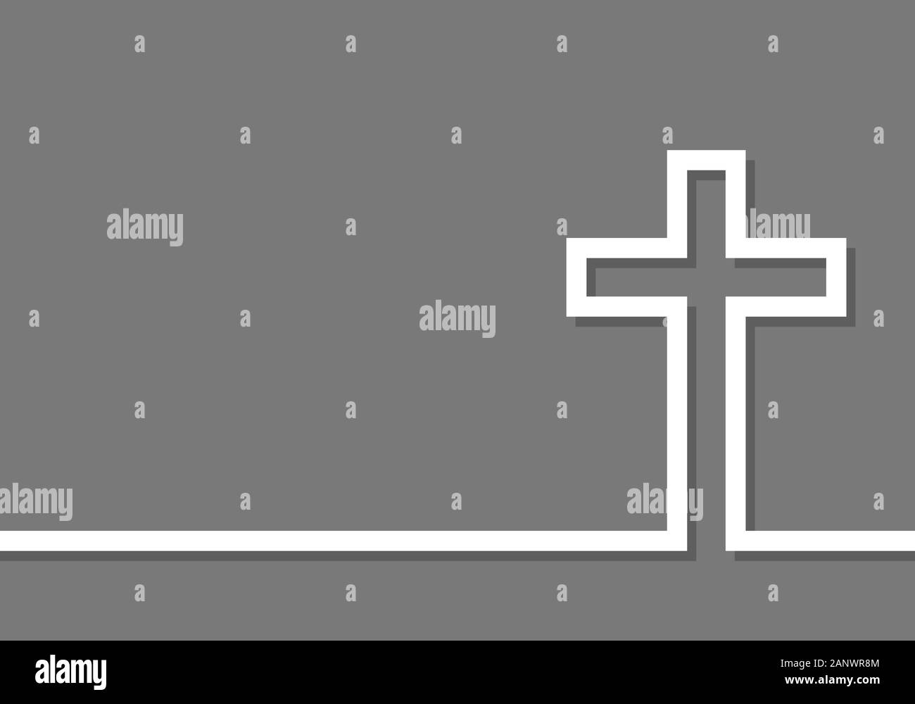 Croce Bianca icona. Illustrazione Vettoriale. Croci Bianche in linea design su sfondo grigio. Semplice cristiano segno a forma di croce. Illustrazione Vettoriale Croce Bianca icona. Illustrazione Vettoriale. Croci Bianche in linea design su sfondo grigio. Semplice cristiano segno a forma di croce. Illustrazione Vettoriale