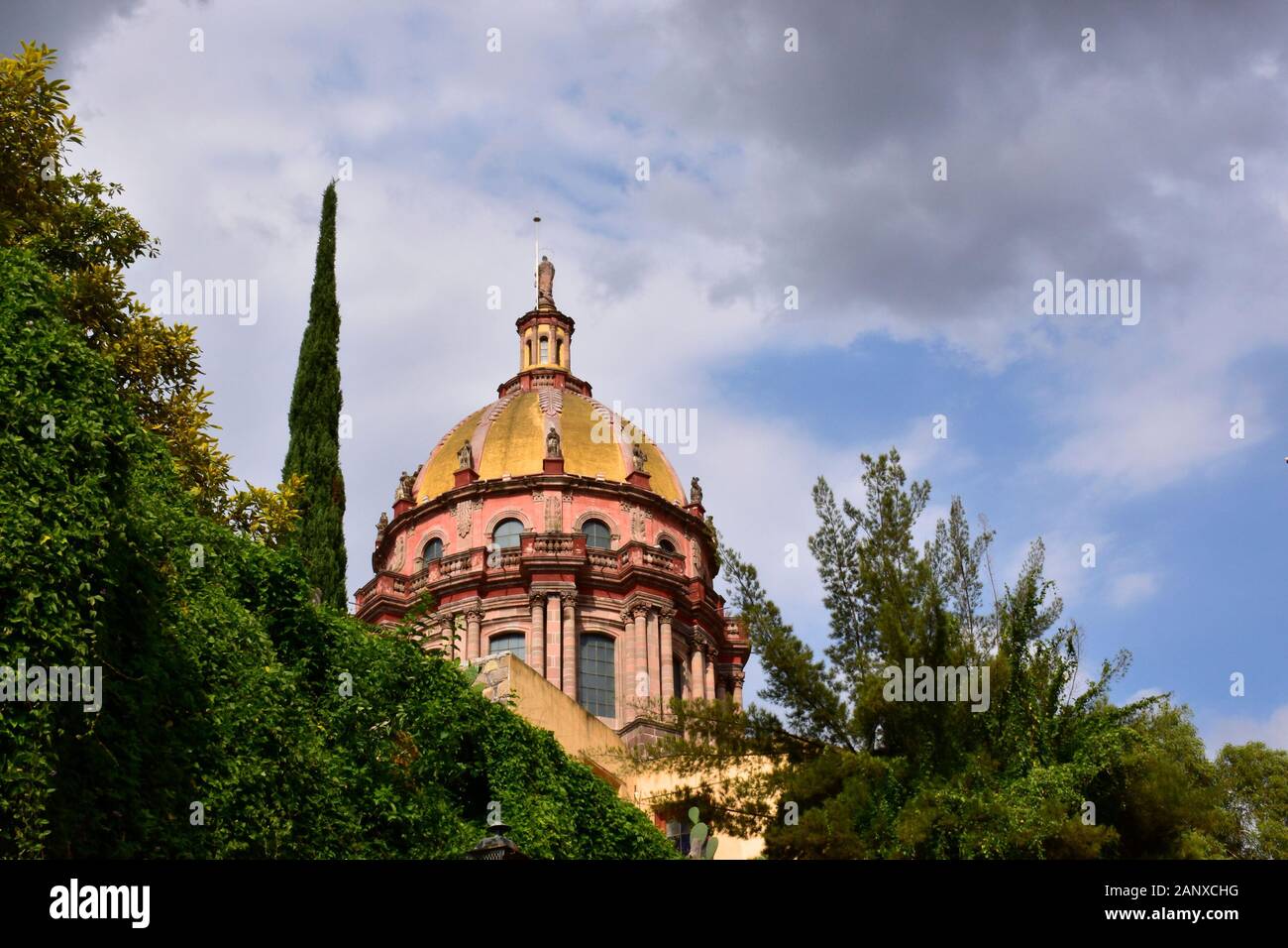 Chiesa dell'Immacolata Concezione o Templo de la Purísima Concepción; San Miguel De Allende; Messico. UNESCO - Sito Patrimonio dell'umanità. Foto Stock