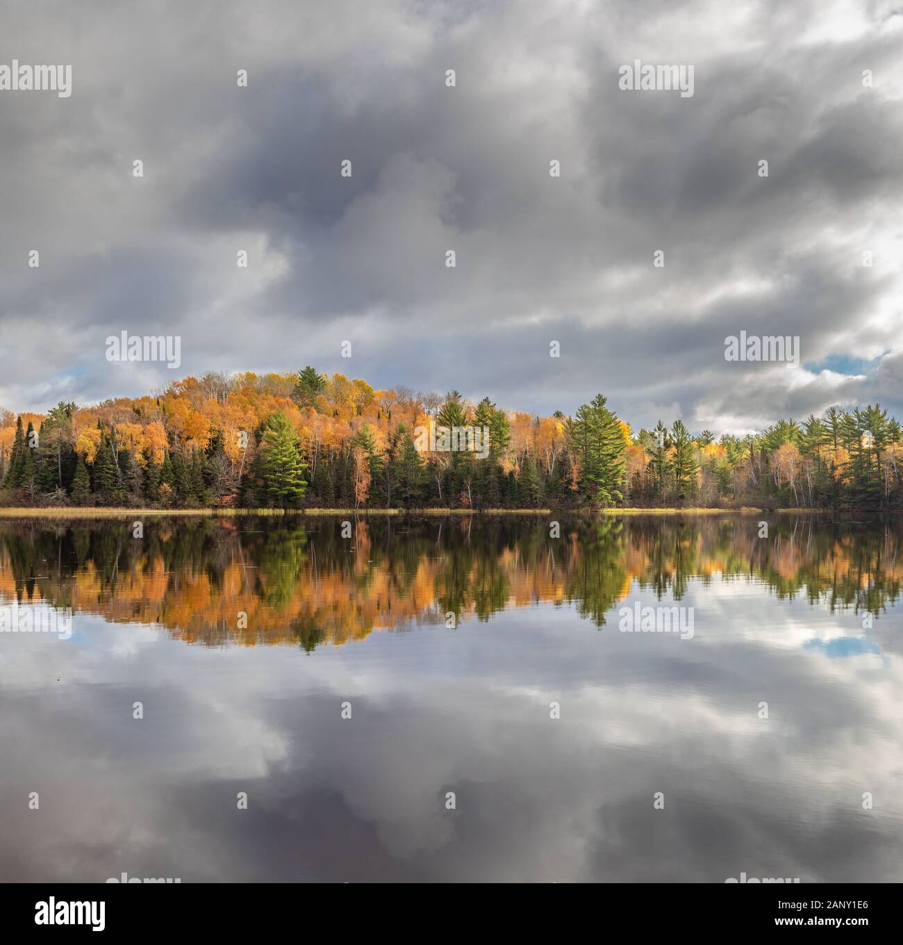 Le tempeste più basso Lago di vongole in Wisconsin settentrionale. Foto Stock