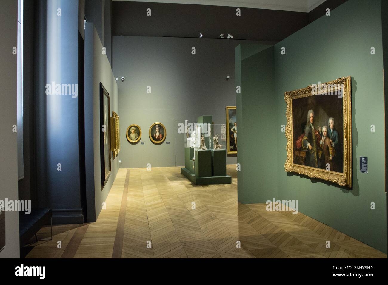 Palazzo Longchamp,Marseille : centocinquantesimo anniversario.collezioni permanenti restaurato - interno Foto Stock