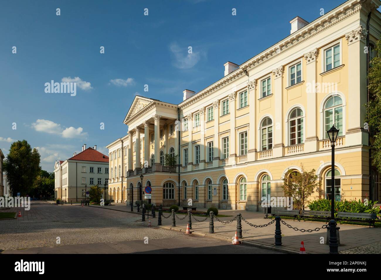 Università di Varsavia edificio del centro di Varsavia. Foto Stock