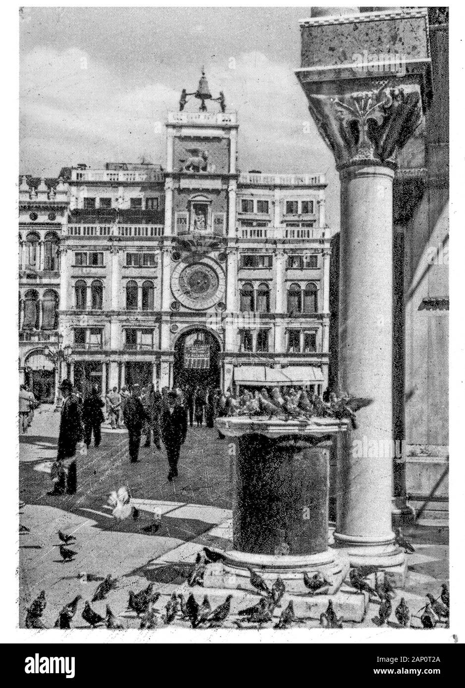 Fotografia Vintage: Venezia nel tardo 40ies, Veneto, Italia Foto Stock