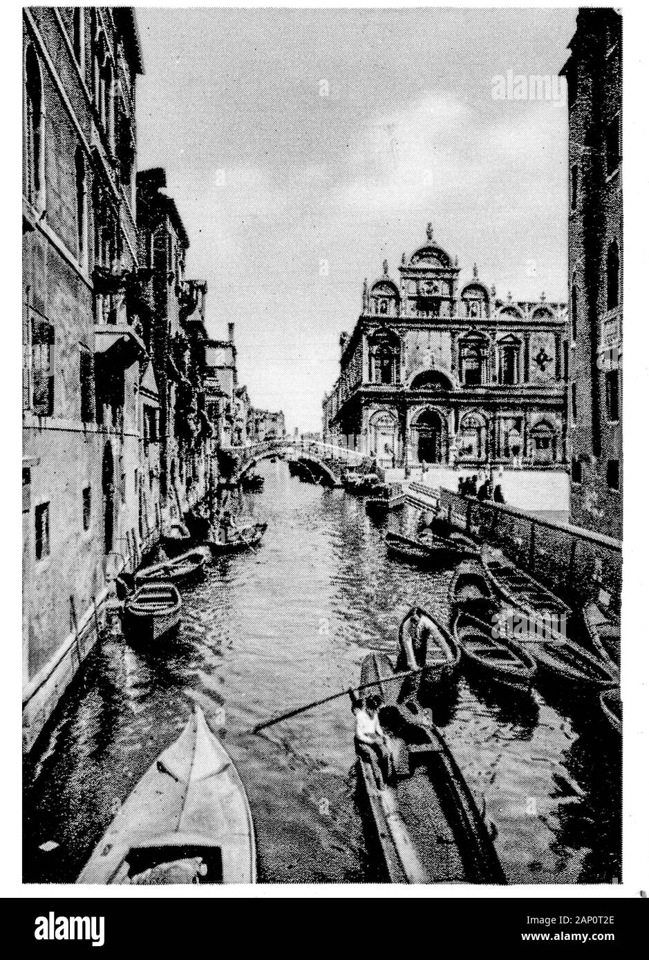 Fotografia Vintage: Venezia nel tardo 40ies, Veneto, Italia Foto Stock