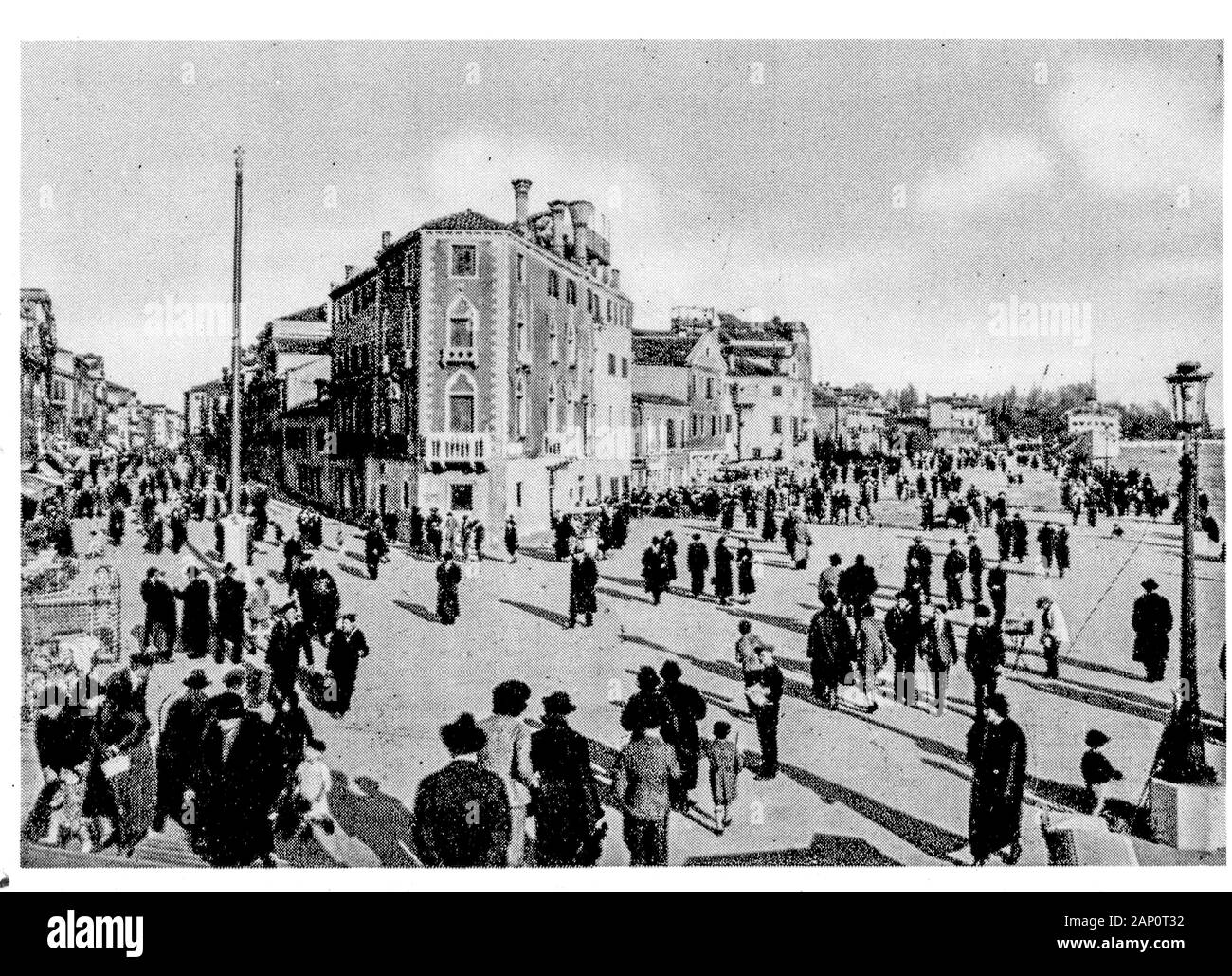 Fotografia Vintage: Venezia nel tardo 40ies, Veneto, Italia Foto Stock