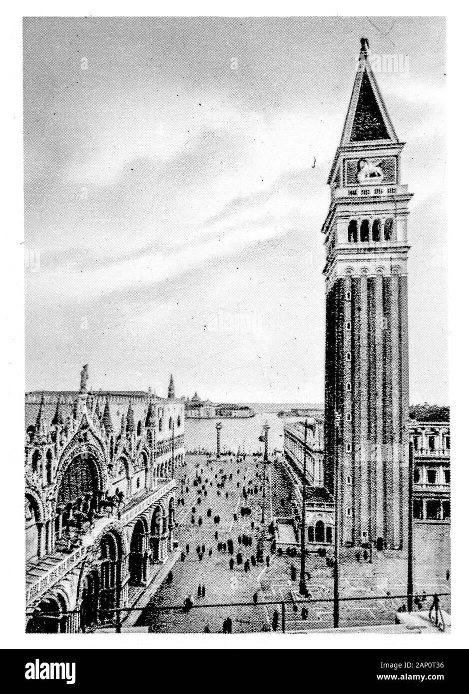 Fotografia Vintage: Venezia nel tardo 40ies, Veneto, Italia Foto Stock