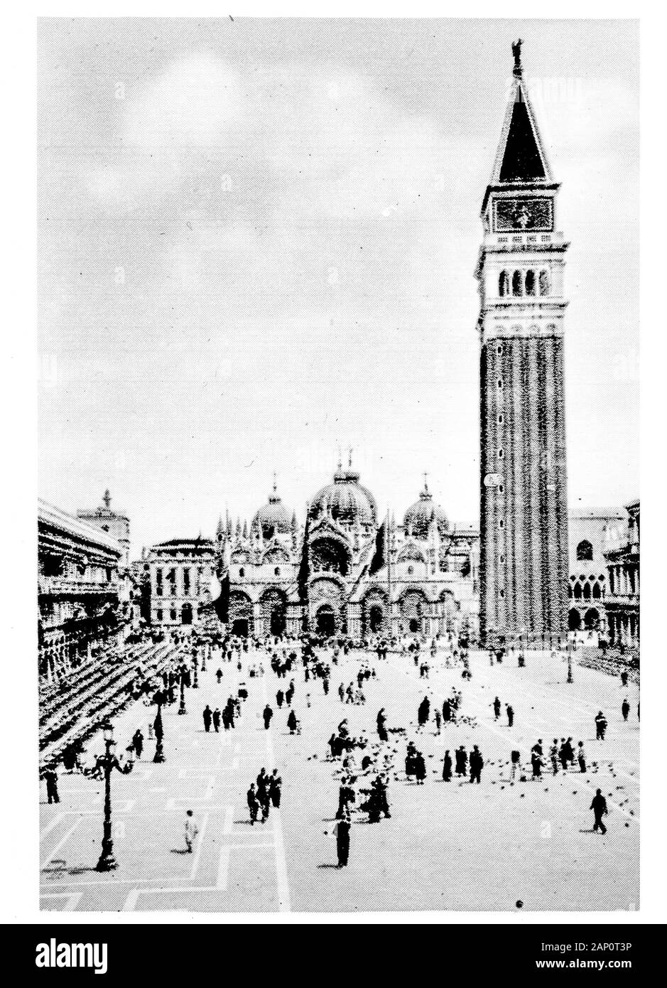 Fotografia Vintage: Venezia nel tardo 40ies, Veneto, Italia Foto Stock