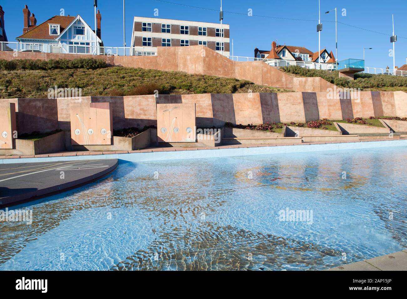 La passeggiata di Bridlington in East Yorkshire Foto Stock