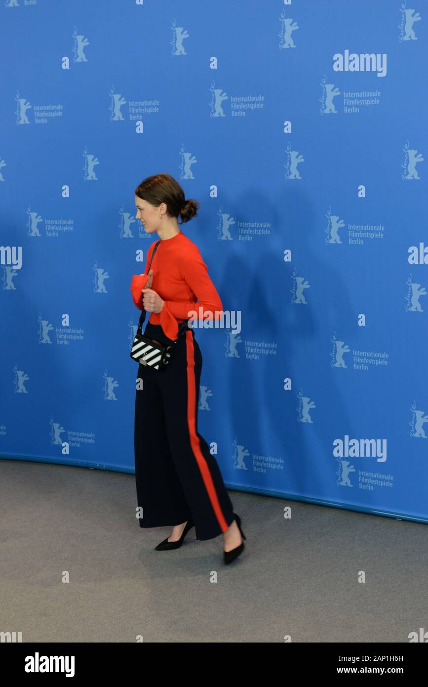 Febbraio 17th, 2018 photocall di transito durante la Berlinale Film Festival 2018 Foto Stock