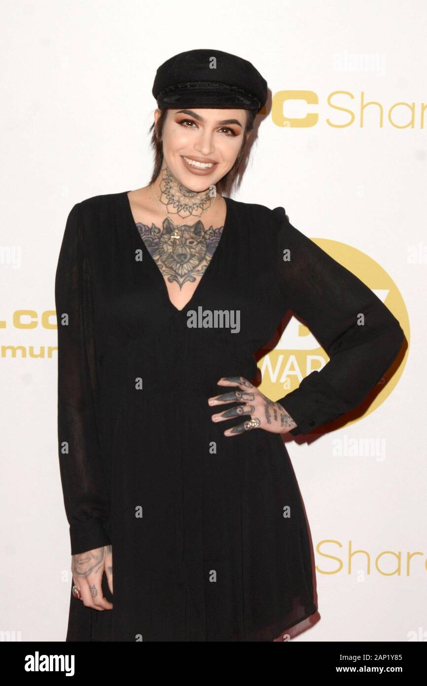 Los Angeles, CA. 16 gennaio, 2020. Leigh presso gli arrivi per 2020 XBIZ Awards, J.W. Marriot LA LIVE, Los Angeles, CA 16 Gennaio, 2020. Credito: Priscilla concedere/Everett raccolta/Alamy Live News Foto Stock