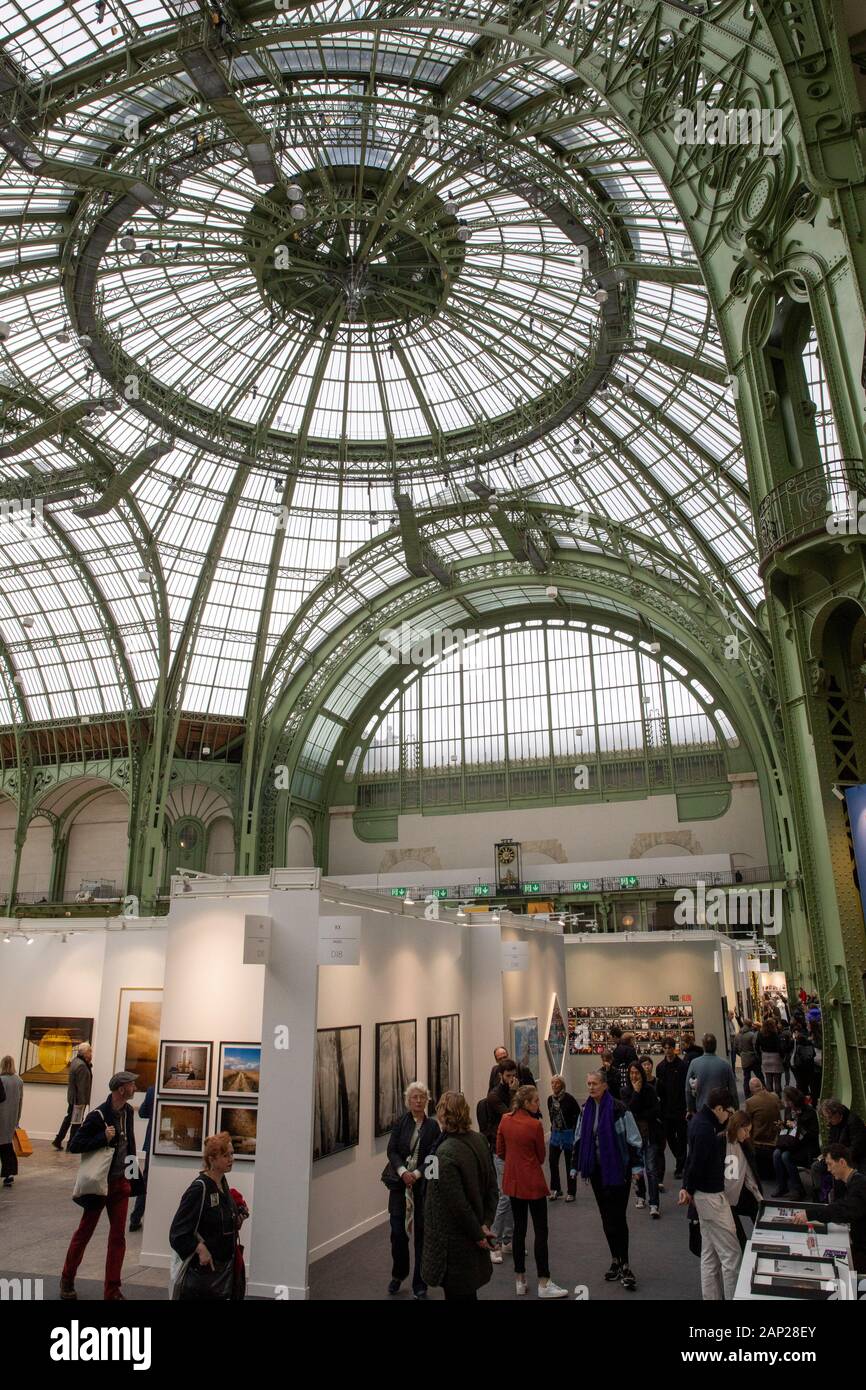 Impressionen vom Pressebesuch der Fotokunstmesse 'PARIS PHOTO' im Grand Palais. Parigi; 10.11.2019 Foto Stock