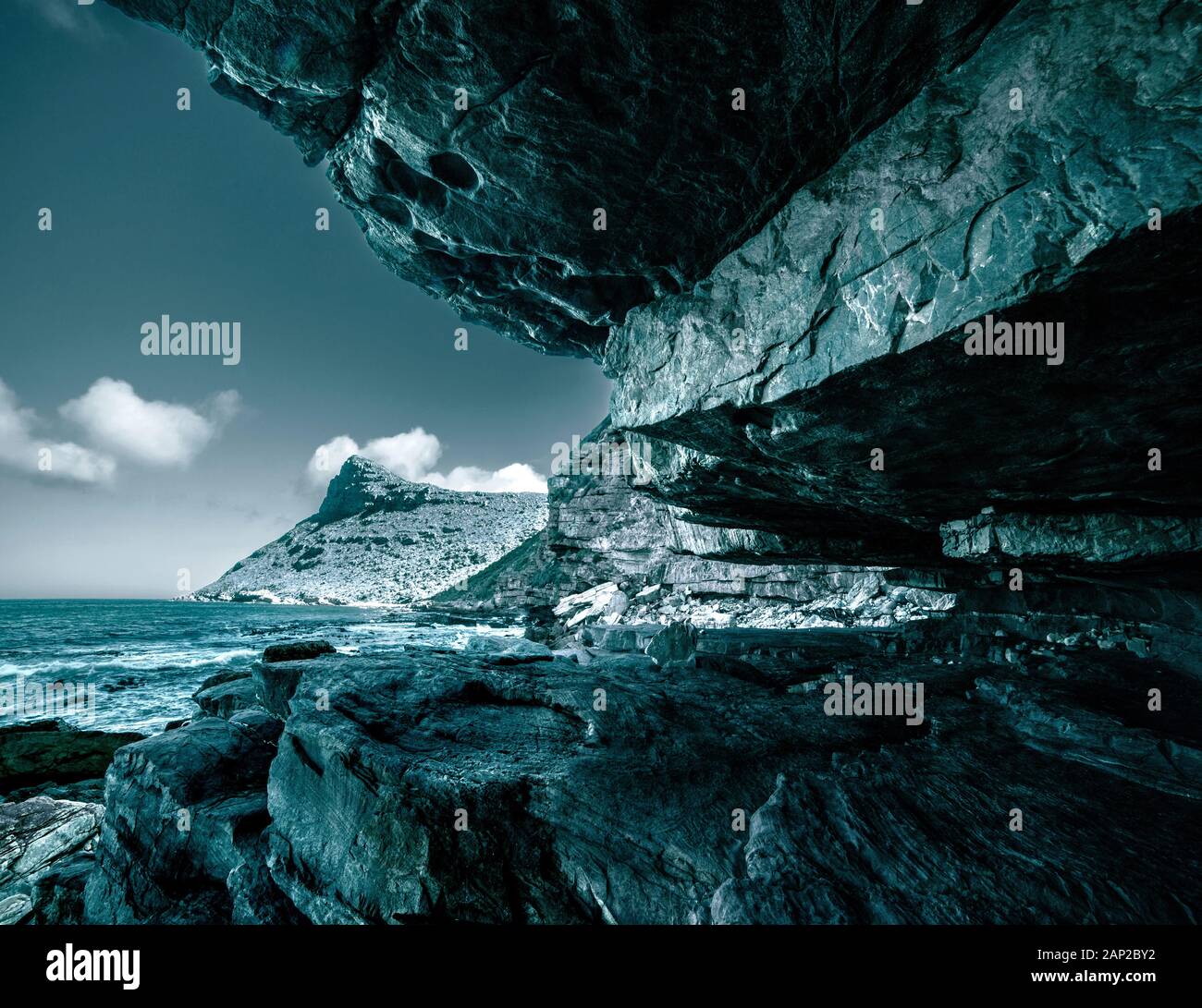Panorama mozzafiato sulla Penisola del Capo, Sudafrica Foto Stock