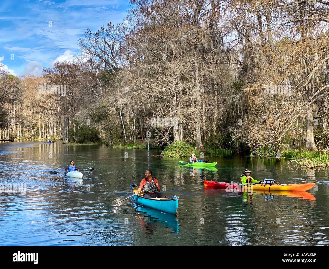 Rainbow River, Dunnellon, Florida. Foto Stock