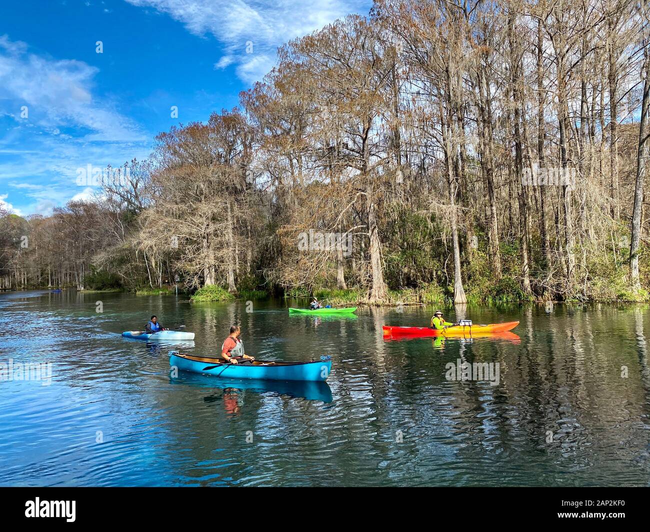 Rainbow River, Dunnellon, Florida. Foto Stock