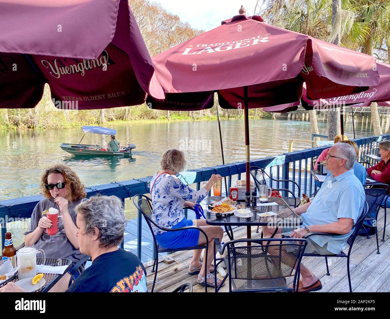 La paludosa. Dunnellon, Florida. Foto Stock