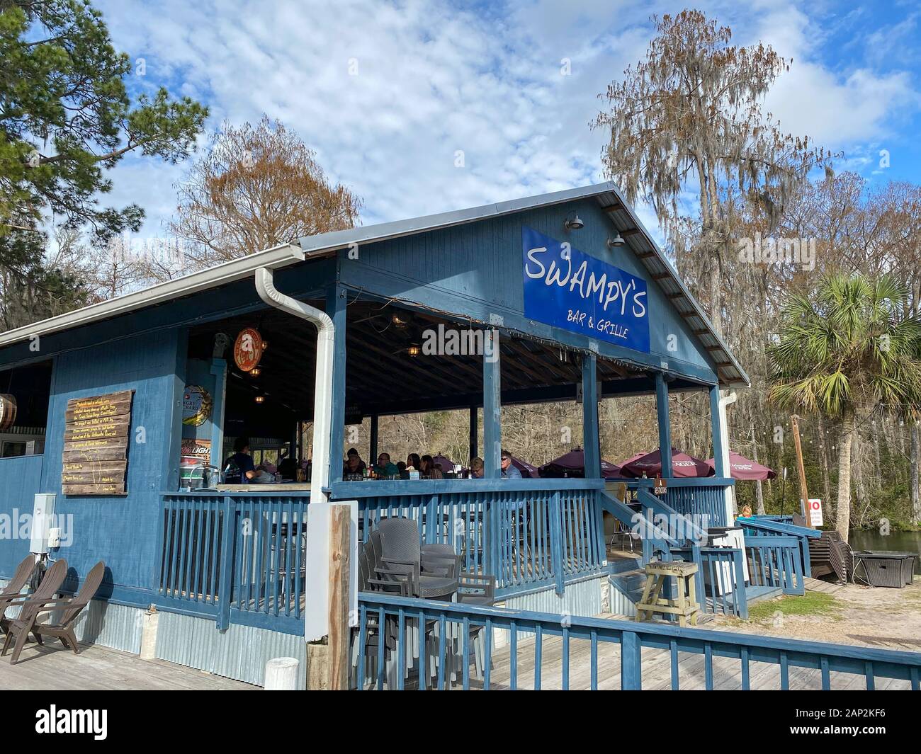 La paludosa. Dunnellon, Florida. Foto Stock