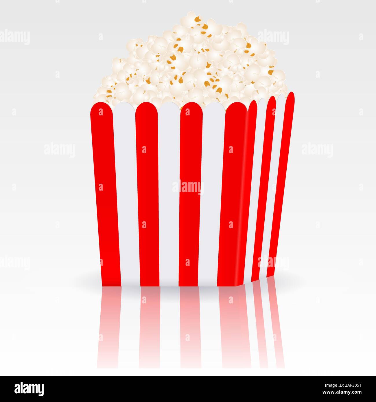Scatola di popcorn Illustrazione Vettoriale