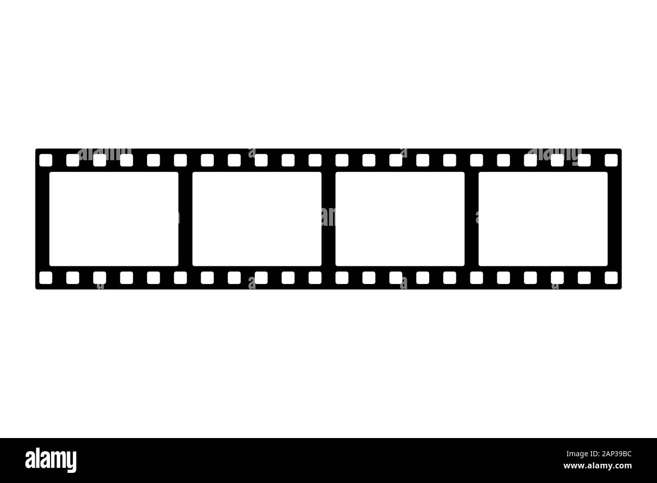 Linea di film icona striscia semplice design. Eps vettoriali10 Illustrazione Vettoriale