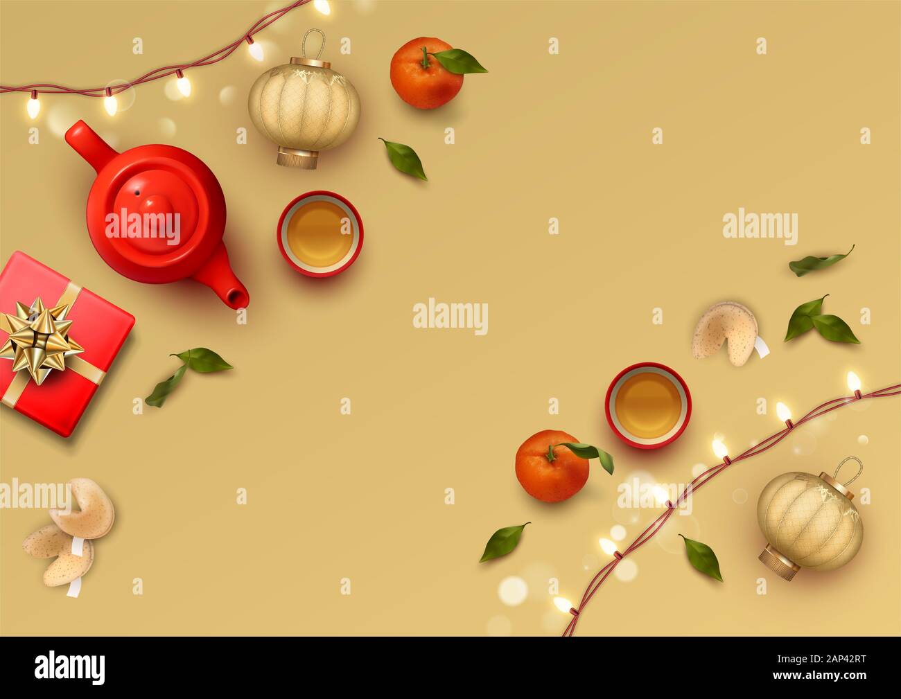 Festivo cinese Capodanno background Foto Stock