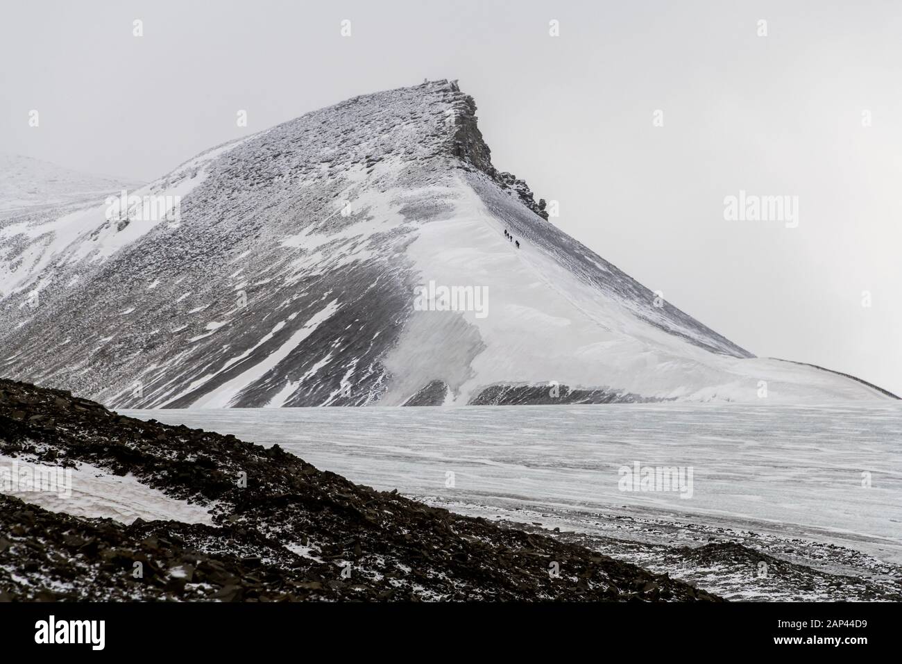 paesaggio glaciale artico - incredibile regione polare Foto Stock