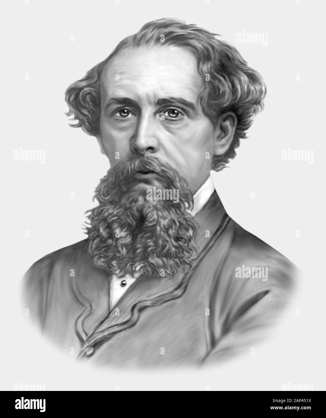 Charles Dickens 1812-1870 romanziere inglese Foto Stock
