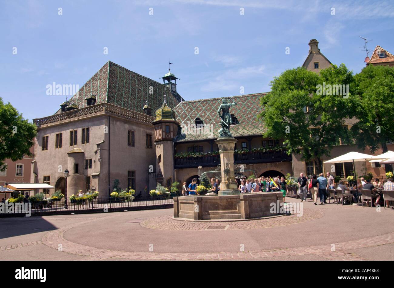 La Vecchia Dogana Di Colmar Foto Stock