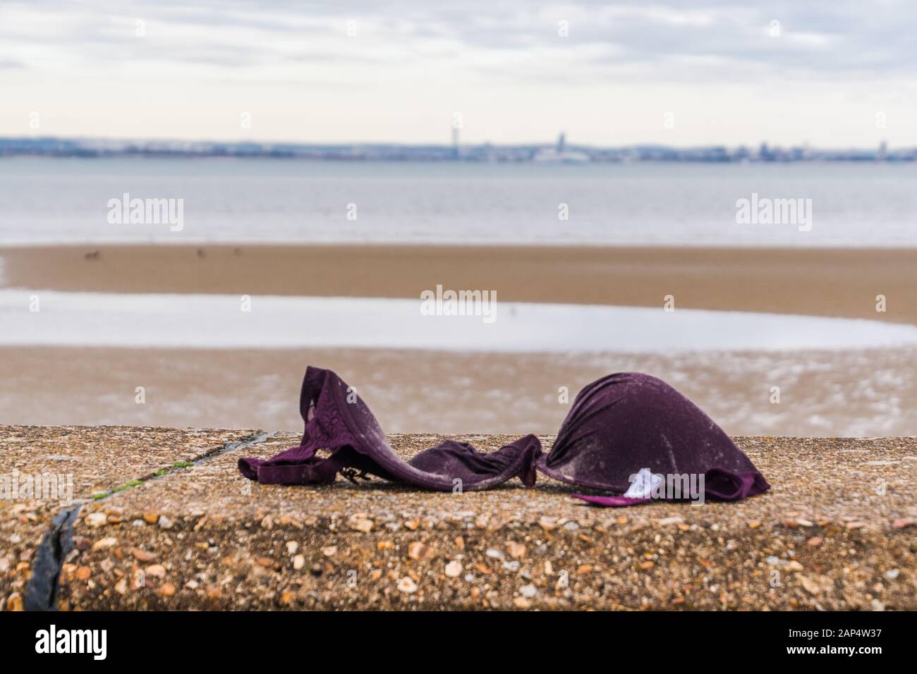 Reggiseno perso Foto Stock