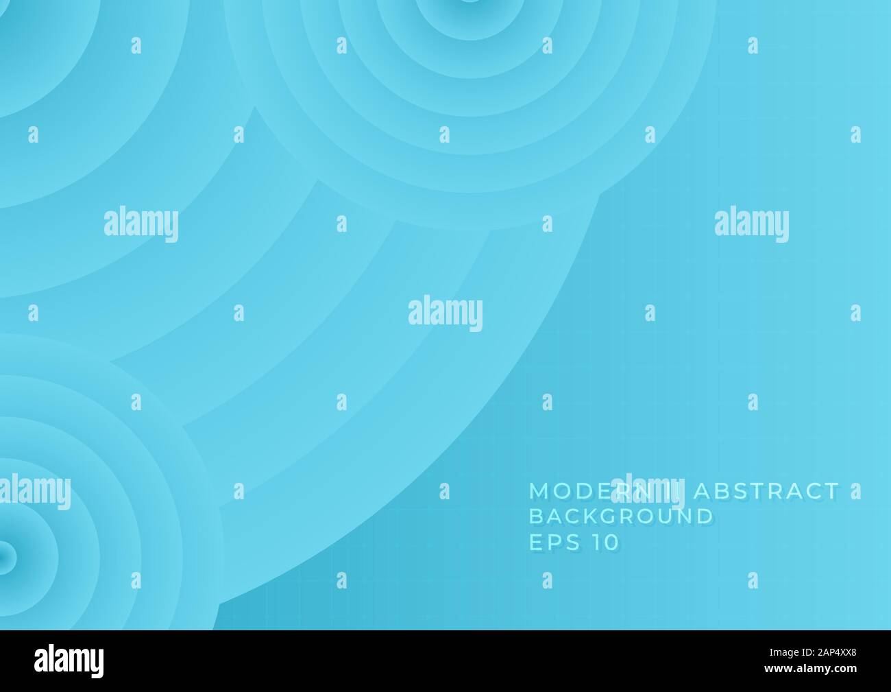 Moderno sfondo astratta geometrica forma di cerchio wave design con spazio per il testo. illustrazione vettoriale Illustrazione Vettoriale