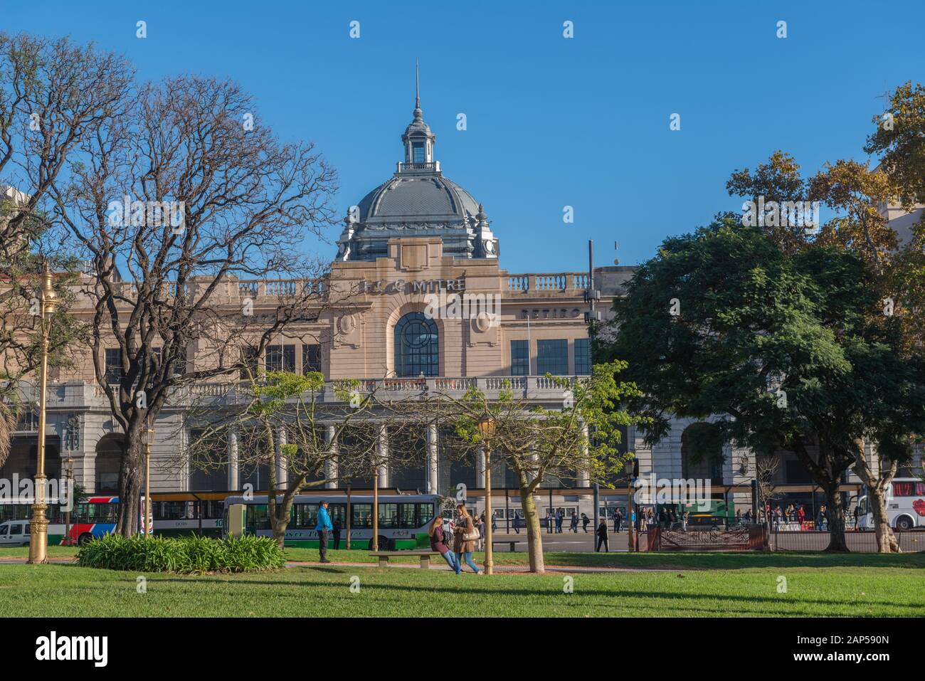 Stazione di Estación Retiro o Retiro, quartiere del Retiro, capitale dello stato Buenos Aires, Argentina, America Latina Foto Stock