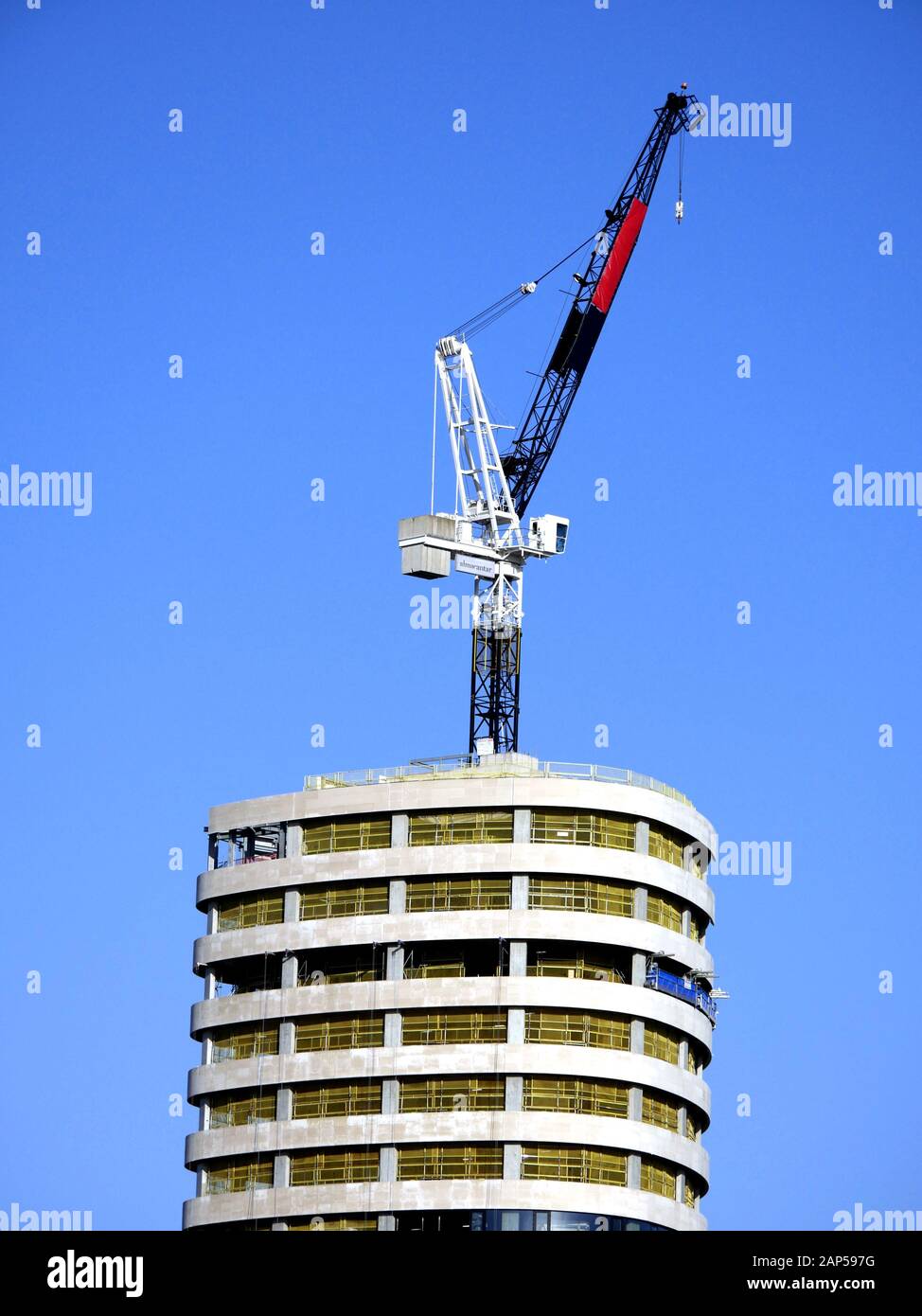 Nuova Marble Arch Tower all'angolo tra Bryanston Street e Marble Arch. Marble Arch Place sarà un nuovo sviluppo a uso misto Foto Stock