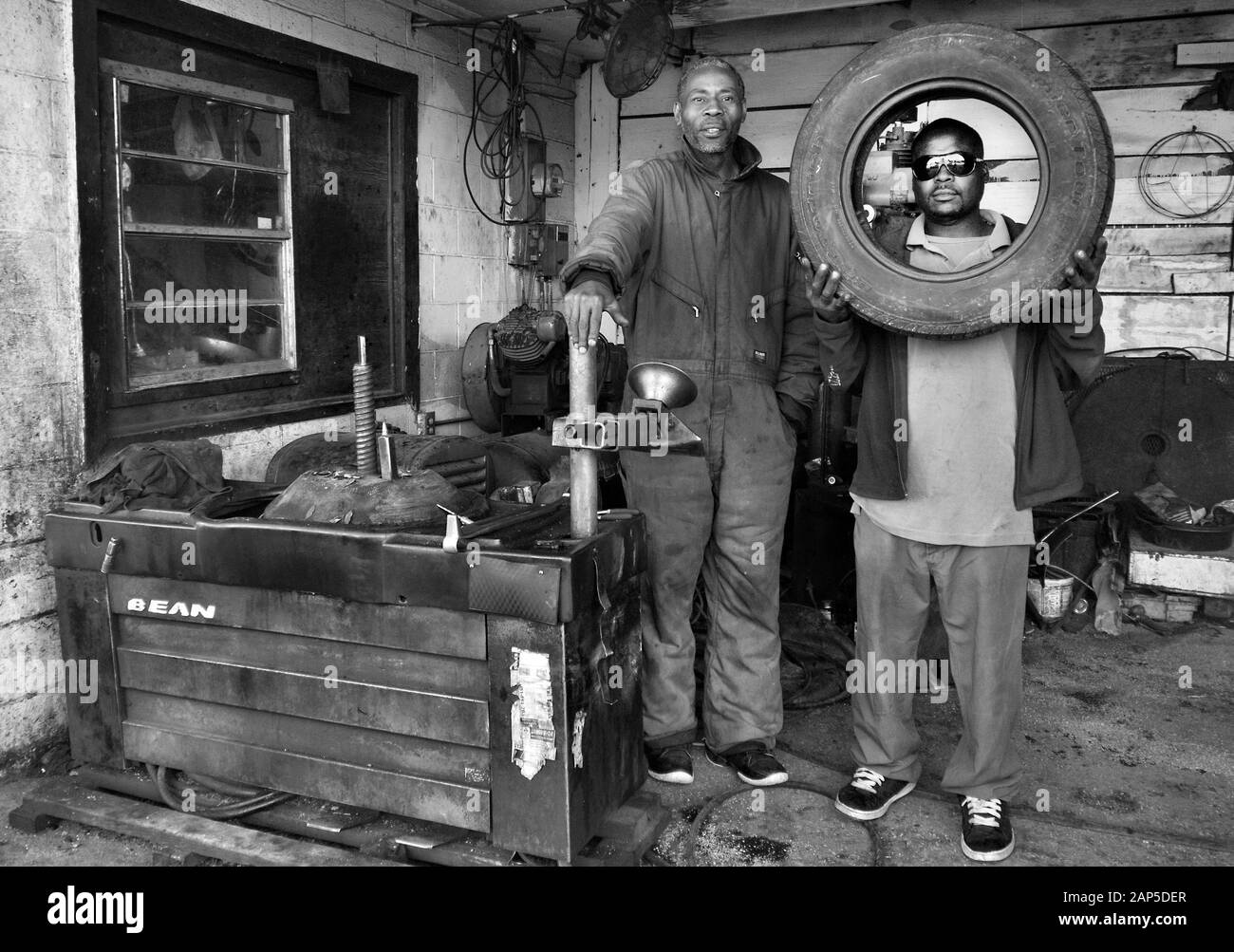 Gommisti in Indianola MS USA Foto Stock