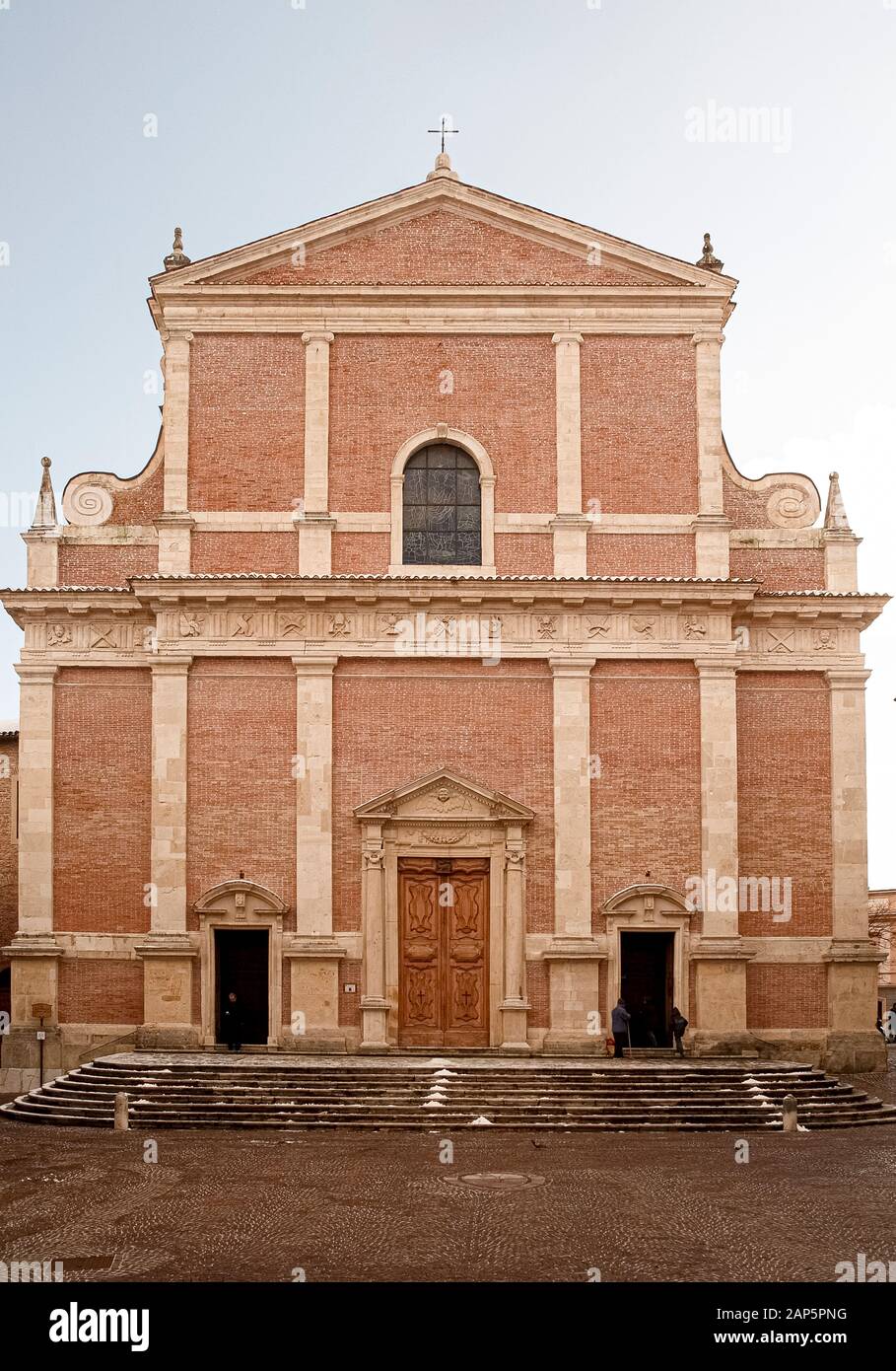 Italia Marche Fabriano - Cattedrale di San Venanzio: Foto Stock
