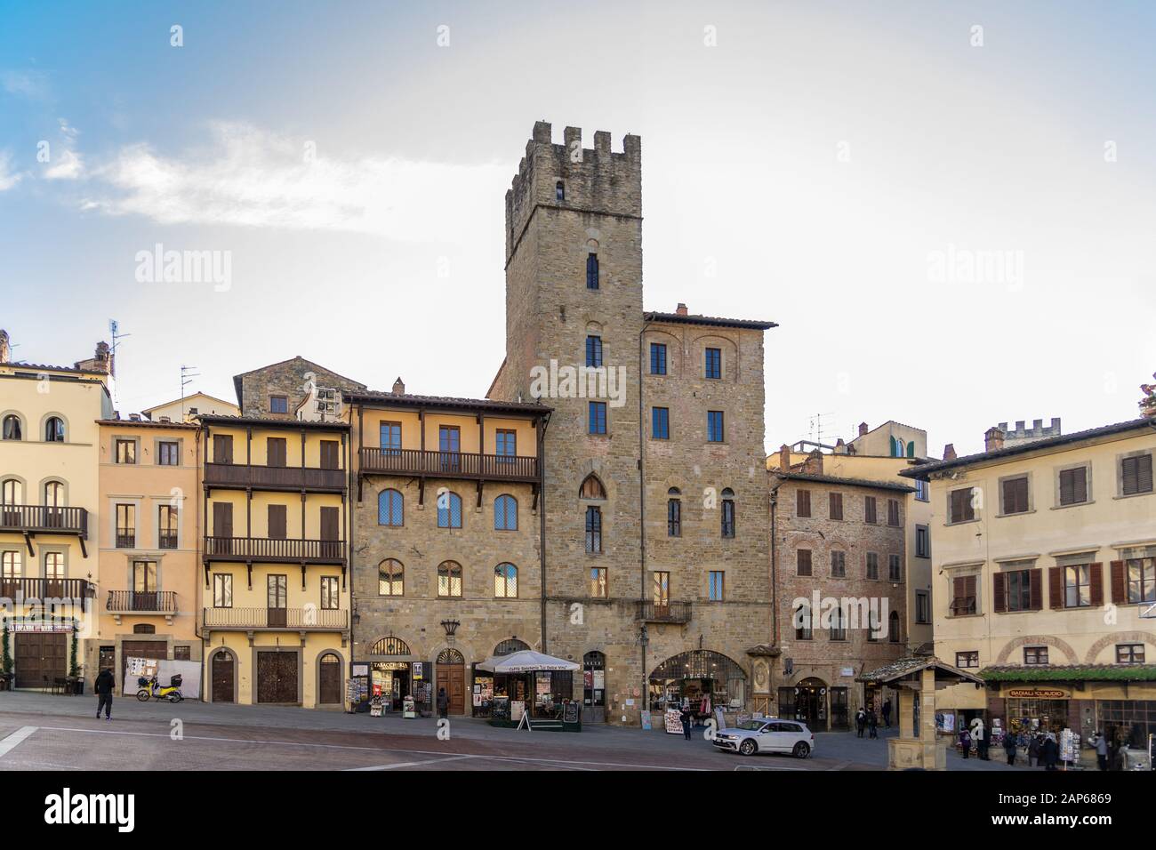 Piazza Grande o piazza Vasari la piazza principale di Arezzo